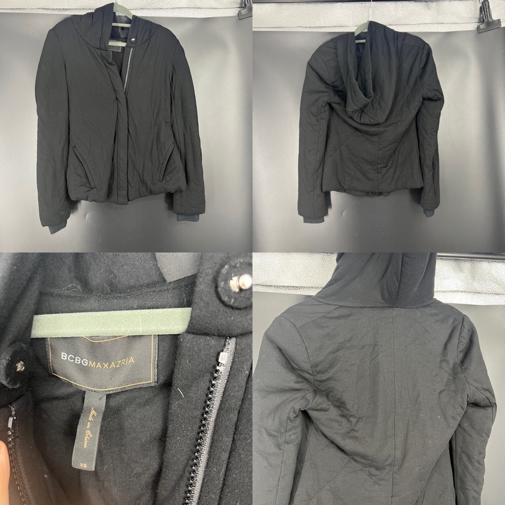 BCBG | Size XS. Black Quilted Jacket